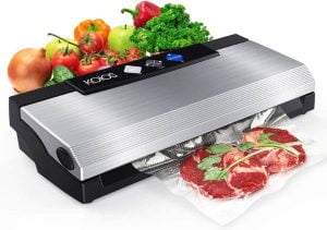 KOIOS Vacuum Sealer Machine 80Kpa Automatic Sealer with Cutter- Best for Hunting and Fishing