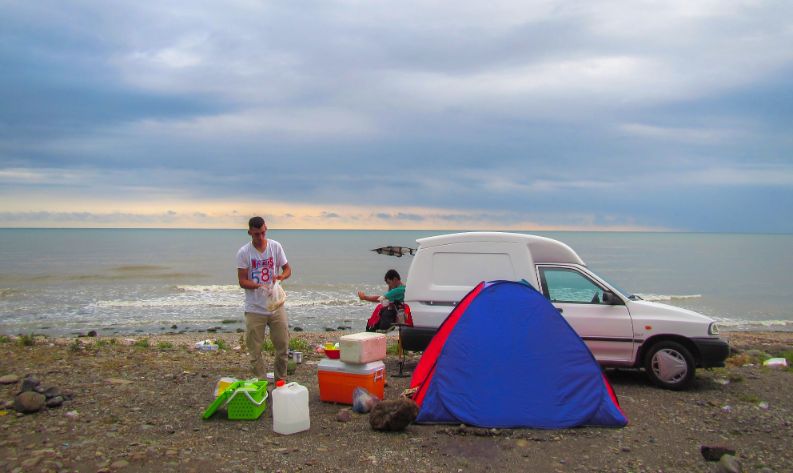 Family car camping necessities