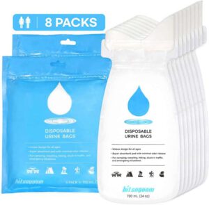BITSOGOOM Disposable Urine Bags - best disposable urine bags for travel emergency