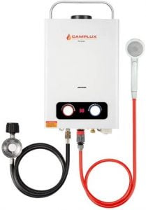 Camplux Pro Tankless Propane Water Heater - small propane tankless water heater