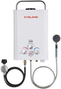GASLAND Outdoors BE158 1.58GPM 6L Outdoor Portable Gas Water Heater - portable gas hot water heater for camping