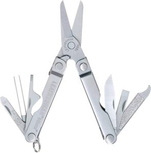 Leatherman Micra Keychain Multitool with Spring-Action Scissors - Best Ultralight Multi Tool