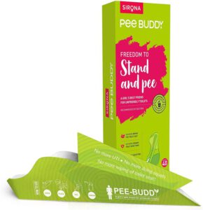 PeeBuddy Portable Female Urination Device - best disposable female urination device for Travel, Camping, Hiking