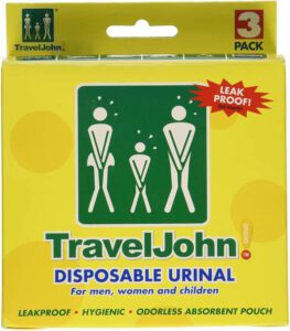 TravelJohn Disposable Urinal - best disposable urine bags with gel