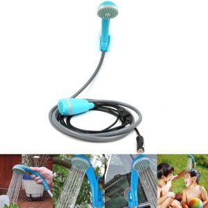 Car Camping with Portable Electric Shower