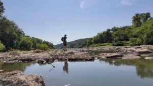 Hiking in Colorado Bend State Park, Texas