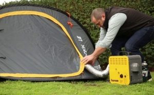 Tent heater for camping