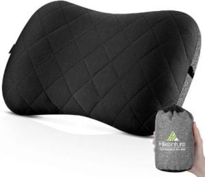 Hikenture Camping Pillow with Removable Cover - Best Lightweight Camping Pillow 