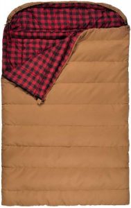 Teton Sports Mammoth Flannel Lined Double Sleeping Bag - Best Canvas Flannel Sleeping Bag